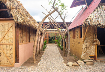 Tranquil Eco-Friendly Pathway in Palomino, La Guajira, Colombia