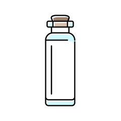 vial glass package color icon vector. vial glass package sign. isolated symbol illustration