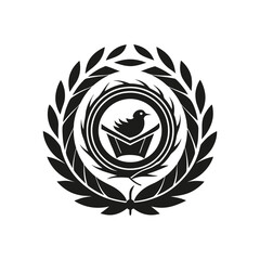 creative nest egg, nest bird, nest, logo vector ard design