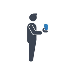 Mobile Phone Hold icon