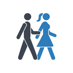 Walking Couple icon
