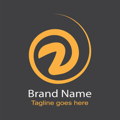 Fototapeta premium Creative logo. EPS file. CMYK Color mode for print. Editable Color. Free Font used. Easy To Download.