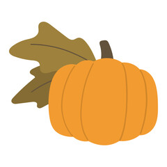 Thanksgiving pumpkin vector illustration