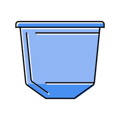 coffee pod plastic package color icon vector. coffee pod plastic package sign. isolated symbol illustration