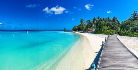 Beach resort in the Maldives, Asia
