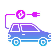 Electric Car Icon