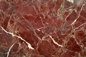 Obraz premium Elegant red marble surface showcasing natural patterns and textures suitable for interior design projects
