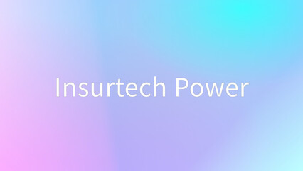 Insurtech Power のグラデーション背景イラストイラスト