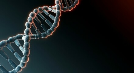 Glowing DNA Double Helix for Biology Lessons