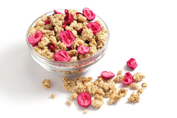 Cranberries roasted muesli