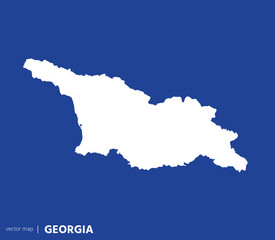 High Detailed Vector Map - Georgia	