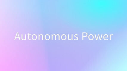 Autonomous Power のグラデーション背景イラストイラスト