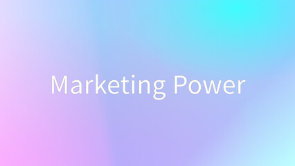 Marketing Power のグラデーション背景イラストイラスト