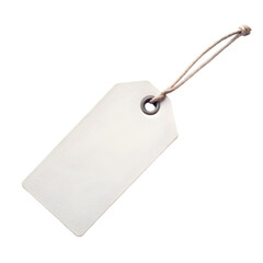 White cardboard price tag for sale campaign