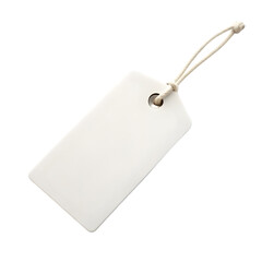 White cardboard price tag for sale campaign