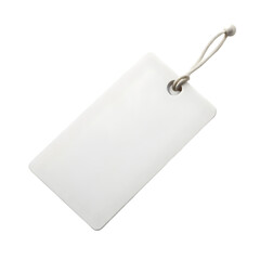 White cardboard price tag for sale campaign