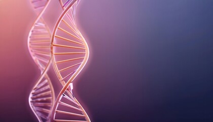 Warning concepts about health and cellular degeneration: DNA strands with mutation indicators, biotechnology focus.