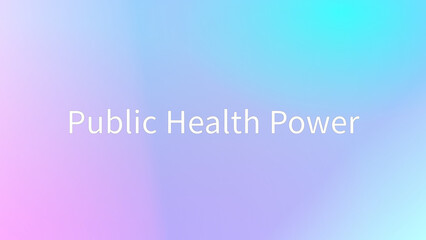 Public Health Power のグラデーション背景イラストイラスト