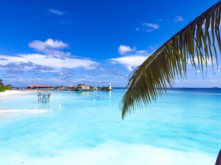 Beach resort in the Maldives, Asia