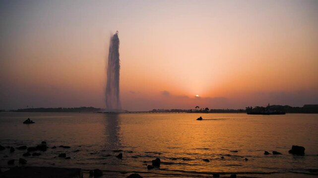 King Fahd&rsquo;s Fountain , Jeddah, Saudi Arabia