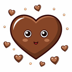 heart shaped chocolate