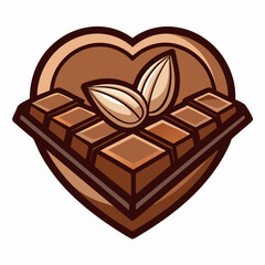 heart shaped chocolate cake