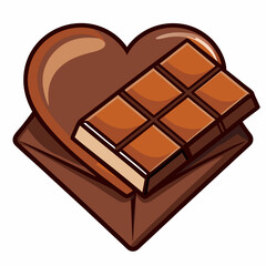 heart shaped chocolate