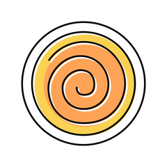 water droplet acupuncture color icon vector. water droplet acupuncture sign. isolated symbol illustration