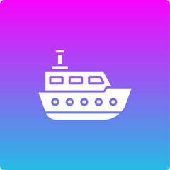 Fototapeta premium Ship Icon