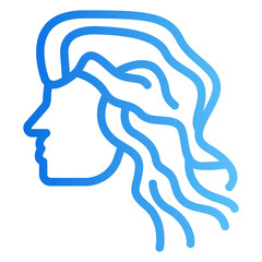 mullet Gradient icon