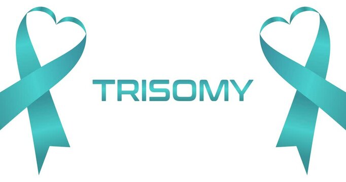 trisomy awareness month motion video, ideal for trisomy awareness month celebration