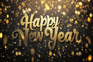 Golden happy new year