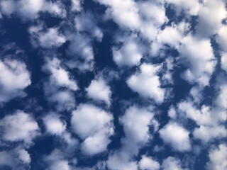 blue sky clouds bright cloudscape dramatic atmosphere outdoor environment