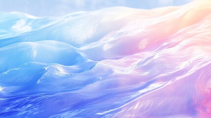 Fototapeta premium Abstract pastel-colored wavy texture background.
