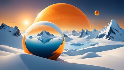 Contrasting Chill and Warmth. 