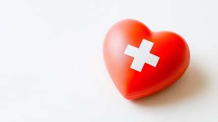 Obraz premium The life-saving act of organ donation symbolically represents the transmission of love and the hope of love