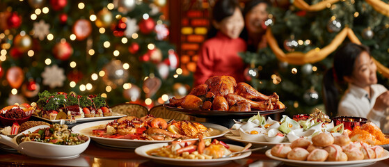 A heartwarming image capturing the joy of family togetherness on New Year's Day