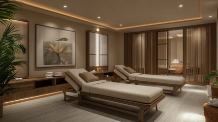 Relaxing Spa Interior Design