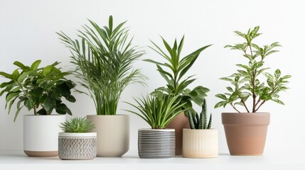 Obraz premium Indoor Plants in Pots