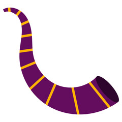 Purple New Year Trumpet