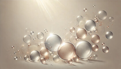 water drops on a glass