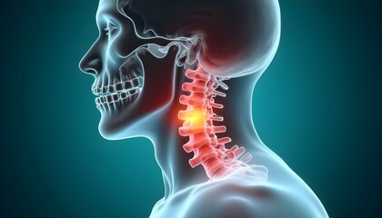 3d rendered illustration of an ray of a person