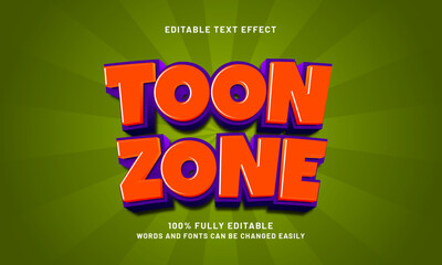 toon zone editable text effects with a cartoon and kids theme