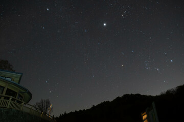 冬のオリオン座