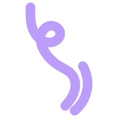 Obraz premium Pastel Thick Scribble Doodle