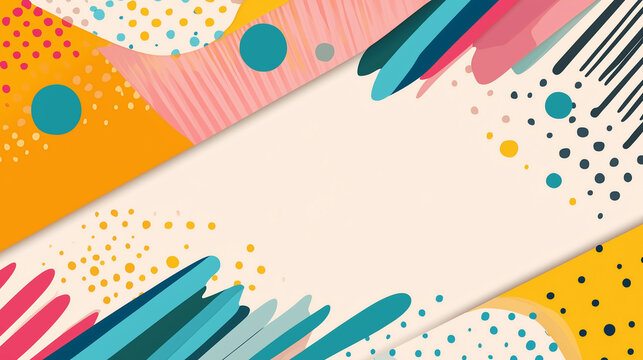 dynamic pop art background filled with energetic lines and playful polka dots, capturing a bold, colorful style that exudes energy, creativity, and excitement in a modern, eye-catching design.