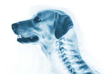 Canine Spinal Anatomy X-Ray 