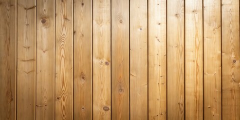 Obraz premium Natural Light on Vertical Wooden Planks Background Texture