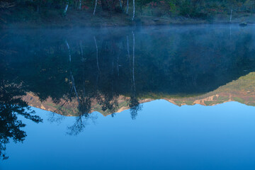 朝霧の乗鞍高原