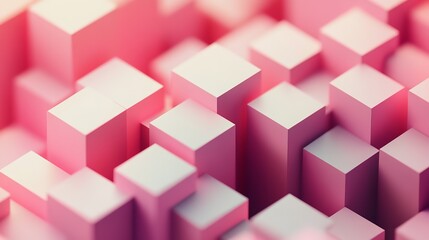 Fototapeta premium A vibrant assortment of colorful cubes is neatly stacked on top of each other